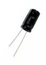 Radial electrolytic capacitors, standing up