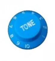 Strat tone knob, blue