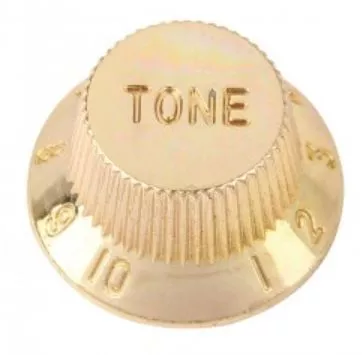Strat tone knob, gold