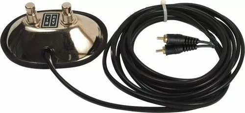 Fender two button footswitch box 12 cable + RCA plugs