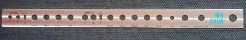 Fender faceplate Twin Reverb silverface Master Volume
