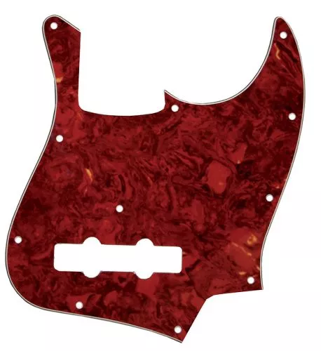 Pickguard Jazz Bass style, 3 ply, red tortoise