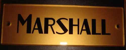 Marshall Logo, plexi
