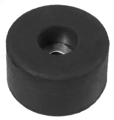 Gummi Verstärkerfuß, 38 x 20 mm, schwarz