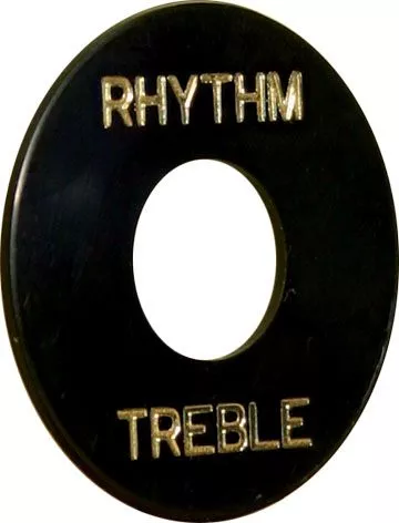 Rhythm/treble plaque de interrupteur, noir