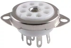 RIMLOCK 8-pin ceramic tube socket