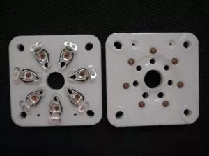 7 pin septar tube socket, ceramic