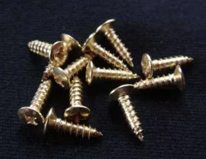 Pickguard screws (12 pieces / package), gold