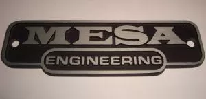 Mesa Boogie nameplate, logo Engineering, small