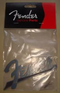 Fender logo, Flat amp, braun