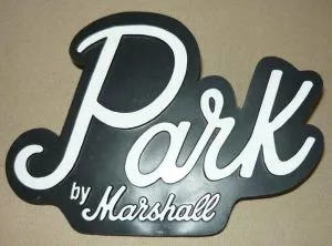 Park by Marshall logo, plastic, black