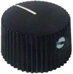 Fender style barrel vintage noir bouton