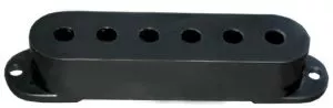 Strat Pickup Abdeckung, schwarz, front - 48 mm