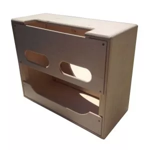 Princeton Reverb 5F2 Style amp cabinet, raw