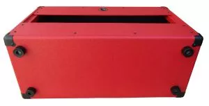 Marshall style Speaker cabinet 2x12 -red levant tolex