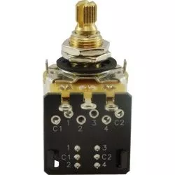 CTS 250K Push/Pull log/acoustique potentiomètre avec DPDT interrupteur