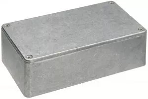 öntött aluminium doboz, barkácsdoboz 122 x 66 x 39,5 mm