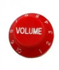 Botón volume para Strat, rojo