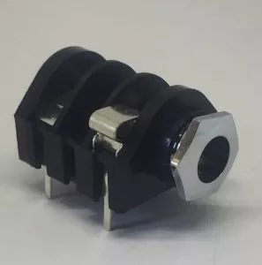 6,3mm Mono Jack, 4 pin, montaje en PCB