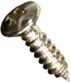 Pickguard screws (12 pieces / package), chrome