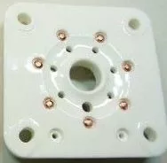 7 pin, Septar Keramik Röhrensockel