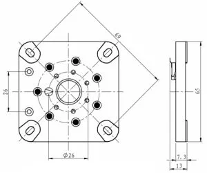 7 pin, Septar Keramik Röhrensockel