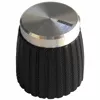 Marshall® knob shaft with set-screw, silver cap