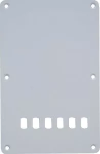 Placa de cubierta trémolo, blanco, 3 capas