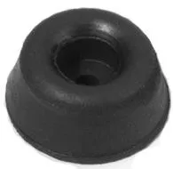 Gummi Verstärkerfuß, 20 x 9 mm/3,3 mm, schwarz