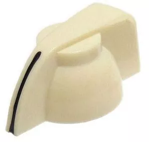 Fender pointer knob, cream, with set-screw