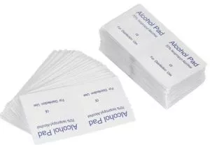 Alcohol swab, 70% alcohol pad, surface disinfectant wipe